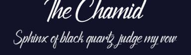 The Chamid by Ditoollis Project — Script Handwritten Font — thumbnail 2