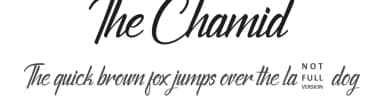 The Chamid by Ditoollis Project — Script Handwritten Font — thumbnail 1