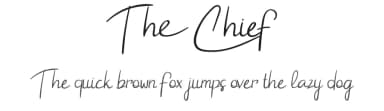 The Chief by Airotype — Script Handwritten Font — thumbnail 1