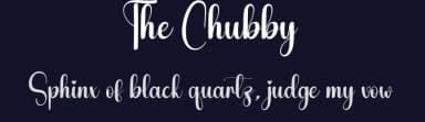 The Chubby by Scratchones — Script Handwritten Font — thumbnail 2
