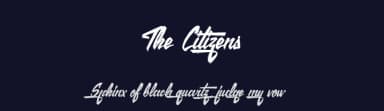 The Citizens by Maelle.K | Thomas Boucherie — Script Handwritten Font — thumbnail 2