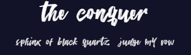 The Conquer by Dirtyline Studio — Script Handwritten Font — thumbnail 2