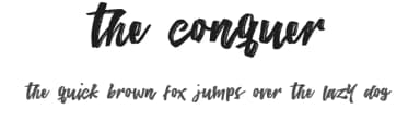 The Conquer by Dirtyline Studio — Script Handwritten Font — thumbnail 1