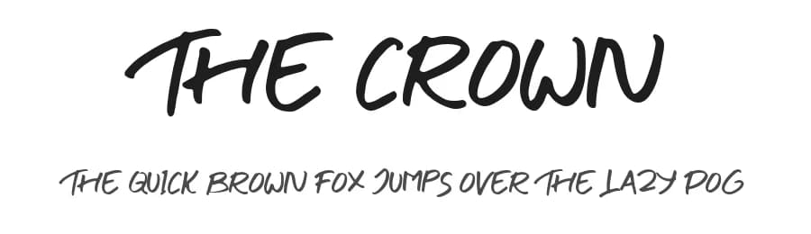 The Crown by AminMario — Script Handwritten Font