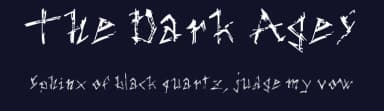 The Dark Ages by F.San — Script Handwritten Font — thumbnail 2