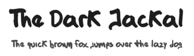 The Dark Jackal by Caleb Juarez — Script Handwritten Font — thumbnail 1