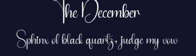 The December by Andi Moz — Script Handwritten Font — thumbnail 2