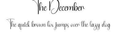 The December by Andi Moz — Script Handwritten Font — thumbnail 1