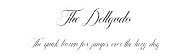 The Dellgado by Pista Mova — Script Handwritten Font — thumbnail 1