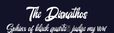 The Disnathos by Ahweproject — Script Handwritten Font — thumbnail 2
