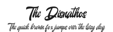 The Disnathos by Ahweproject — Script Handwritten Font — thumbnail 1