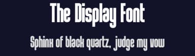 The Display Font by Sven Pels — Sans Serif Font — thumbnail 2