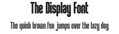 The Display Font by Sven Pels — Sans Serif Font — thumbnail 1