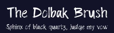 The Dolbak Brush by Richard Khuptong — Script Handwritten Font — thumbnail 2