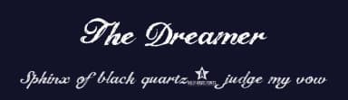 The Dreamer by Billy Argel Fonts ® — Script Handwritten Font — thumbnail 2