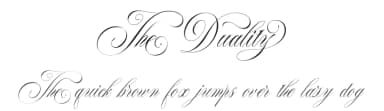 The Duality by alcode — Script Handwritten Font — thumbnail 1