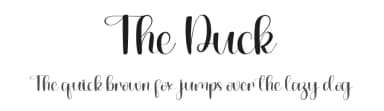The Duck by PiPi Creative STUDIO — Script Handwritten Font — thumbnail 1