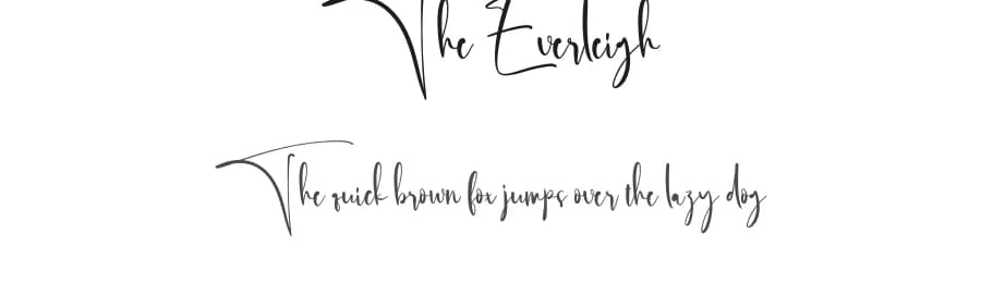 The Everleigh by Scratchones — Script Handwritten Font