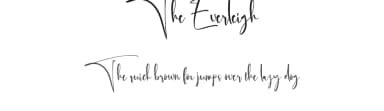 The Everleigh by Scratchones — Script Handwritten Font — thumbnail 1
