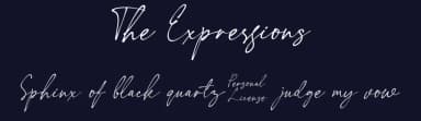 The Expressions by Java Pep — Script Handwritten Font — thumbnail 2