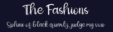 The Fashions by Huston Vincen — Script Handwritten Font — thumbnail 2