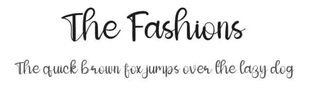 The Fashions by Huston Vincen — Script Handwritten Font