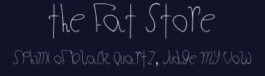 The Fat Store by JSH creates — Script Handwritten Font — thumbnail 2