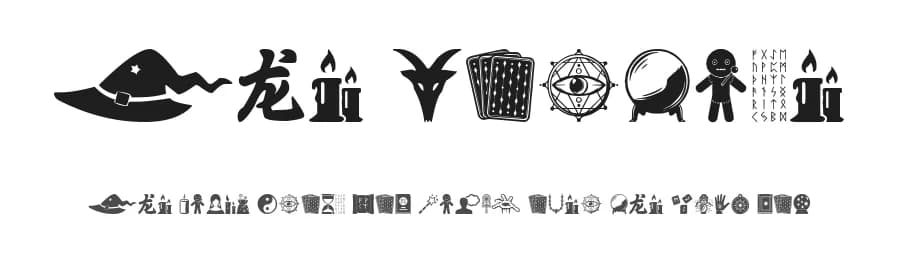 The Fortune by Woodcutter — Dingbats Font