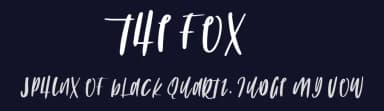 The Fox by Mariyana — Script Handwritten Font — thumbnail 2