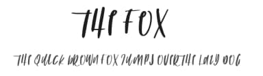 The Fox by Mariyana — Script Handwritten Font — thumbnail 1