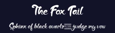 The Fox Tail by Din Studio — Script Handwritten Font — thumbnail 2
