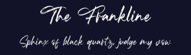 The Frankline by Vz Type — Script Handwritten Font — thumbnail 2