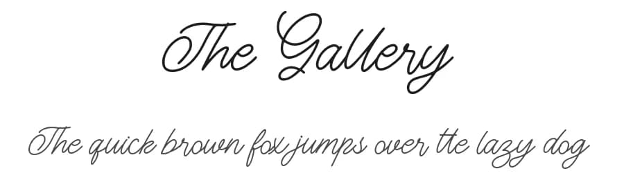 The Gallery by StringLabs Creative Studio — Script Handwritten Font