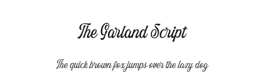 The Garland Script by Letterhend Studio — Script Handwritten Font