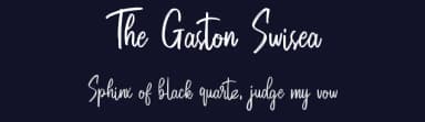 The Gaston Swisea by Zeenesia Studio — Script Handwritten Font — thumbnail 2