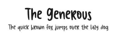 The Generous by Willetter Studio — Script Handwritten Font — thumbnail 1