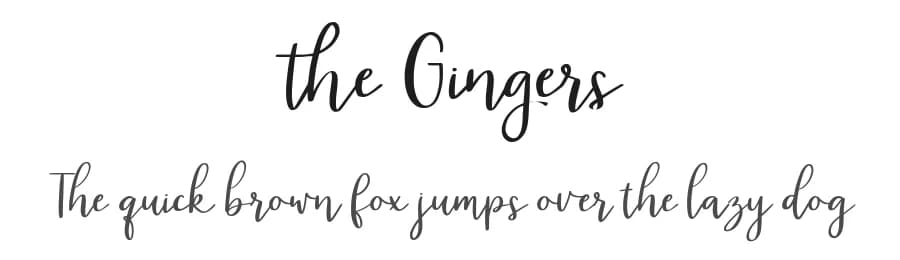 The Gingers by Paily Studio — Script Handwritten Font — preview 1