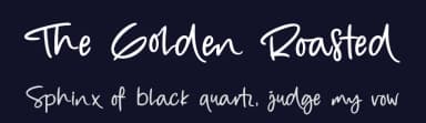 The Golden Roasted by Four Lines — Script Handwritten Font — thumbnail 2