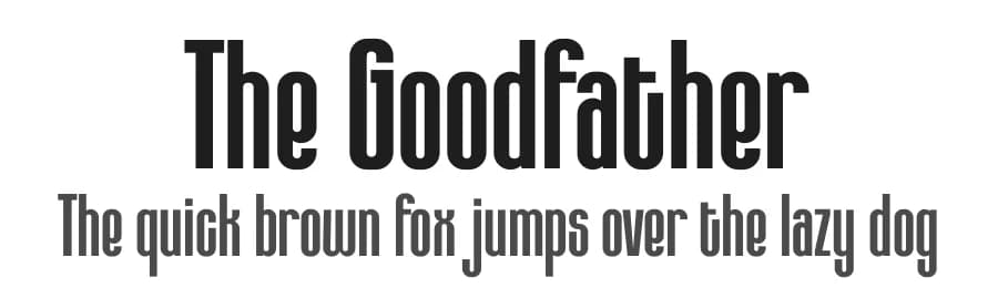 The Goodfather by Toko Laris Djaja — Sans Serif Font