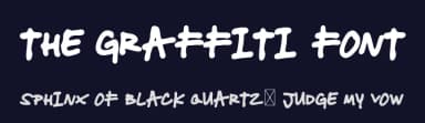 The Graffiti Font by Sven Pels — Script Handwritten Font — thumbnail 2