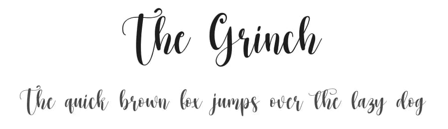 The Grinch by Scratchones — Script Handwritten Font