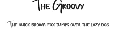 The Groovy by Scratchones — Script Handwritten Font — thumbnail 1