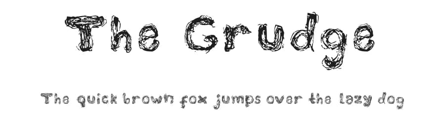 The Grudge by Jacqueline  Diaz — Script Handwritten Font