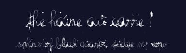 The haine au carre ! by TN2 — Script Handwritten Font — thumbnail 2