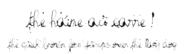 The haine au carre ! by TN2 — Script Handwritten Font — thumbnail 1