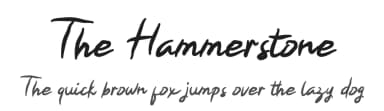 The Hammerstone by Steven Joss — Script Handwritten Font — thumbnail 1