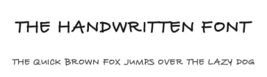 The Handwritten Font by Sven Pels — Script Handwritten Font — thumbnail 1