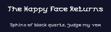 The Happy Face Returns by weknow — Script Handwritten Font — thumbnail 2