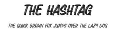 The Hashtag by Abo Daniel Studio — Script Handwritten Font — thumbnail 1
