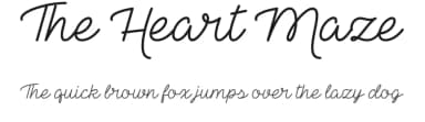 The Heart Maze by Misti's Fonts — Script Handwritten Font — thumbnail 1